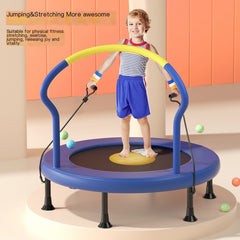Indoor Trampoline for Kids with Safety Net and Adults